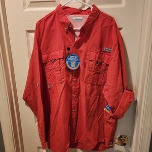 NWT Men's Columbia Omni-Shade Long Sleeve Shirt